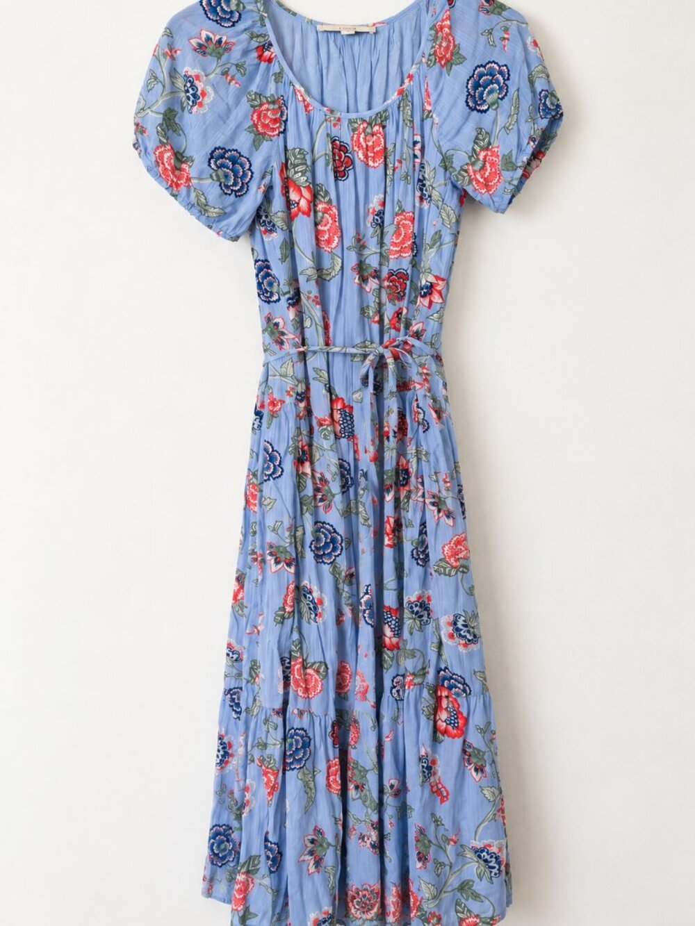 LOFT Floral Maxi Dress | Blue Floral | Size XS